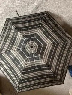 美品　Burberry チェック柄 折りたたみ傘（手開き式）