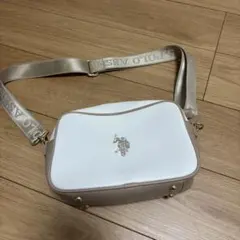 U.S. POLO ASSN. ショルダーバッグ ホワイト ベージュのサムネイル