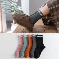レディース 靴下 可愛い おしゃれ ソックス まとめ売り 5足セット カラフル