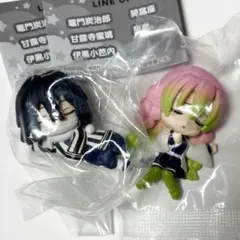 鬼滅の刃　ねむらせ隊　伊黒小芭内　甘露寺蜜璃　ガチャ　２点セット