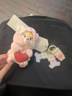 ディズニー クラリス カードケース クリップキーチェーン セット