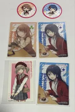 プロセカ スシローコラボ コラボ限定カード　ステッカー　ピック