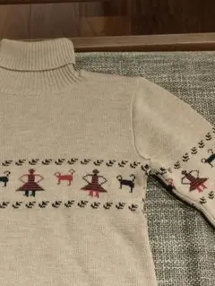 スピックアンドスパン　タートルネック　ニット