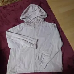 中古　GLACIER　フード付きアウター　ピンク系　L