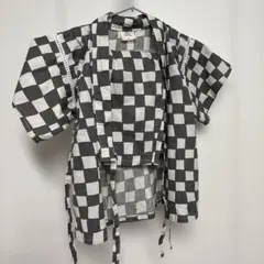 LITTLE WONDER 甚平 チェック柄 95サイズ