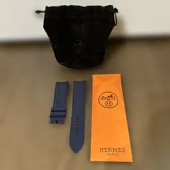 HERMES クリッパー ダイバー クロノグラフ用ラバーベルト ネイビーのサムネイル