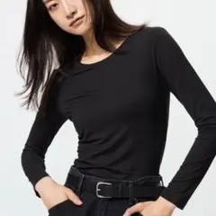 【未開封】ユニクロ　UNIQLO エアリズムUVカットクルーネックT長袖