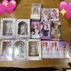 中野二乃 フィギュアセット　五等分の花嫁　日本アニメ　一番くじ　SEGA