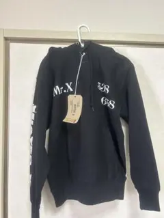Mister X プリント入り 黒パーカー　新品未使用　タグ付き