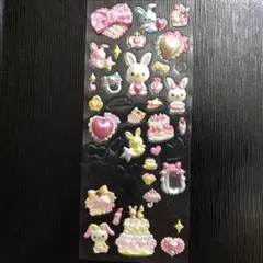 立体シール うさぎ