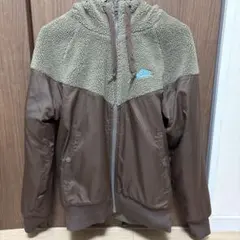 NIKE 리버시블 보어 재킷 양털 브라운