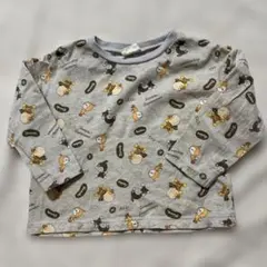 アンパンマン　総柄　長袖　Tシャツ　　90