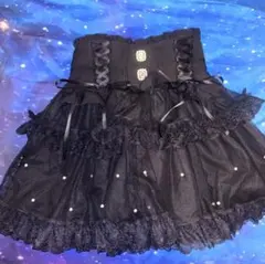 DimMoire ディムモアール スタッズメイドスカートMサイズ タグ付き