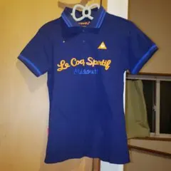 ルコックゴルフ　le coq　レディース半袖ポロシャツ　ゴルフウエア　M