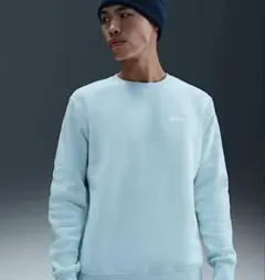 【希少】NIKE ライトブルー クルーネック トレーナー L
