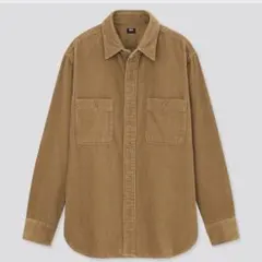 UNIQLO ゴーデュロイワークシャツ　長袖　M