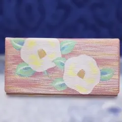 ✳非売品「椿文 財布」資生堂 花椿会 ダイアモンド 記念品✳ポーチ✳日本製✳