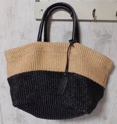 MARCO MASI マルコマージ　ラフィア風トートバッグ Sのサムネイル