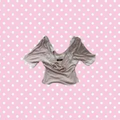 épine label tulle rib onepice | Mercari