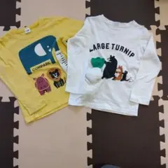 CHEEK ROOM 長袖カットソー 2枚セット 100cm