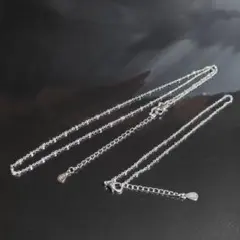 【オープン記念セール！】SVシルバー925ネックレスとブレスレットの２点セット