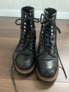HAWKINS(ホーキンス)　ワークブーツ ブラック　約２５ｃｍのサムネイル