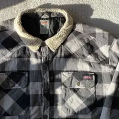 【ディッキーズ】Dickies ボア襟 チェックジャケット メンズ　アウター