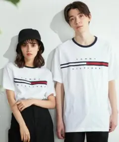 TOMMY HILFIGER Tシャツ ホワイト XL