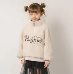 【新品未使用】urban cherry ハート刺繍スタンドカラートップス 110