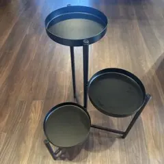 【美品】IKEA OLIVBLAD オリヴブラード プラントスタンド ブラックのサムネイル