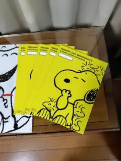 PEANUTS SNOOPY ノート 5冊とファイル