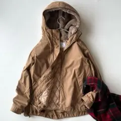 スローブイエナ２WAYエコファーライナー付きバックタックフードミリタリーブルゾン