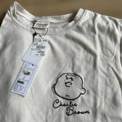 新品 PEANUTS スヌーピー チャーリーブラウン大きいサイズ半袖TシャツLL