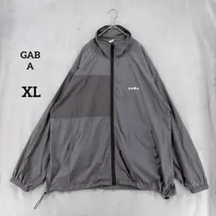 GABA ナイロンジャケット ドローコード 軽量 グレー スポーティー XLのサムネイル