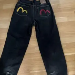 evisu デニムパンツ　黒のサムネイル