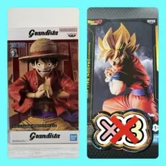 ドラゴンボールZ Grandista 孫悟空 ルフィ フィギュアまとめ売り！