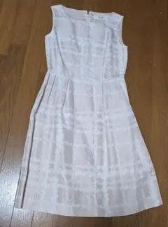 KOJI WATANABE 薄いピンク ノースリーブ ワンピース