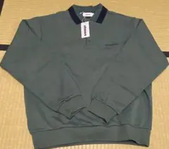 アトモス ライン カラー スウェットシャツ　Mサイズ　ポロシャツ