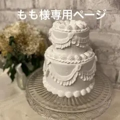 もも様専用ページ　2段　クレイケーキ
