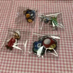 スーパーマリオ マスコットフィギュア キーホルダー セット