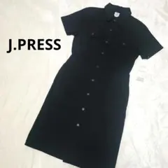 ジェイプレス　J.PRESS　シャツワンピース　ダークネイビー　濃紺　デニムのサムネイル