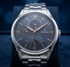 FESTINA 腕時計 ステンレススチール ブルー文字盤 マルチファンクションのサムネイル