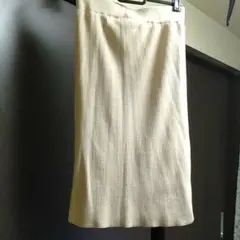 お値下げ　ロイヤルパーティー　スカート　ベージュ　サイズF　腰紐付き