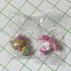 サンリオ みんなでバカンスフィギュア キティちゃん マイメロ 2点セット