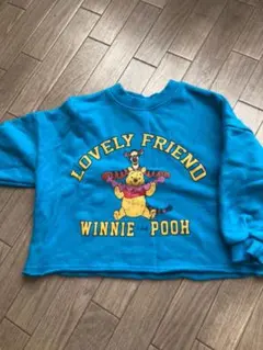 プーさん 古着風 トレーナー