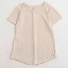 アーバンチェリー　110cm 女の子　トップス　半袖　アイボリー　リボン　新品のサムネイル