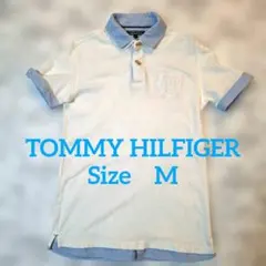 TOMMY HILFIGER ポロシャツ ホワイト Mサイズのサムネイル