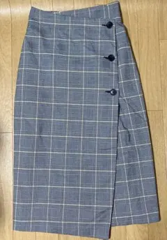 LOWRYS FARM  ローリーズファーム   巻きスカート　チェック柄