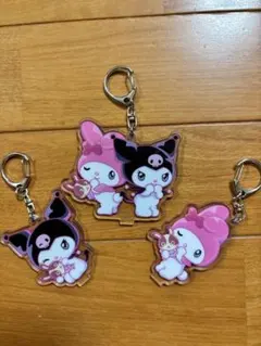 マイメロディ × クロミ アクリルキーホルダー 3個セット