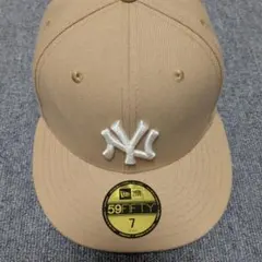 New Era 59FIFTY ニューヨーク・ヤンキース ベージュ キャップ 7